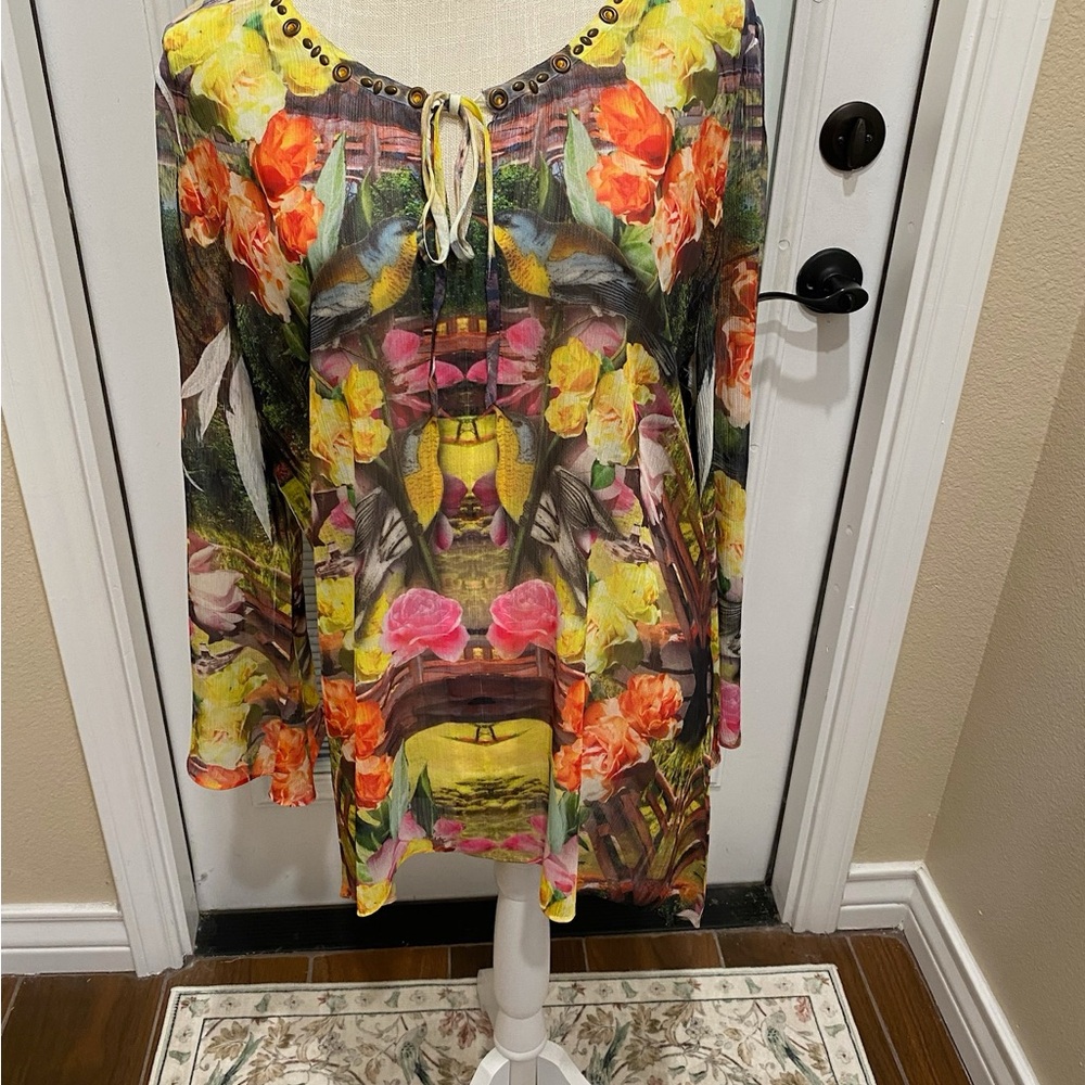 Floral Multicolor Women's Top